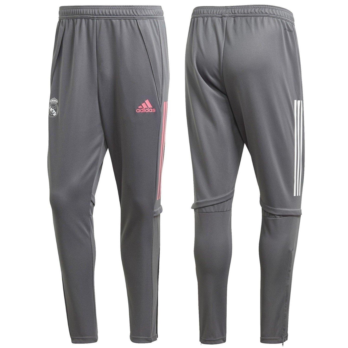 Real Madrid soccer grey technical training pants 2020/21 - Adidas